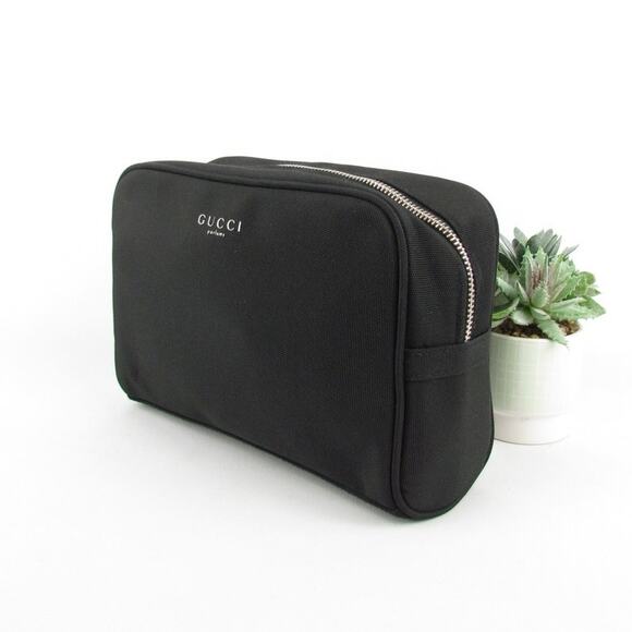 Gucci Black Parfum Cosmetic Toiletry Bag - Picture 1 of 7